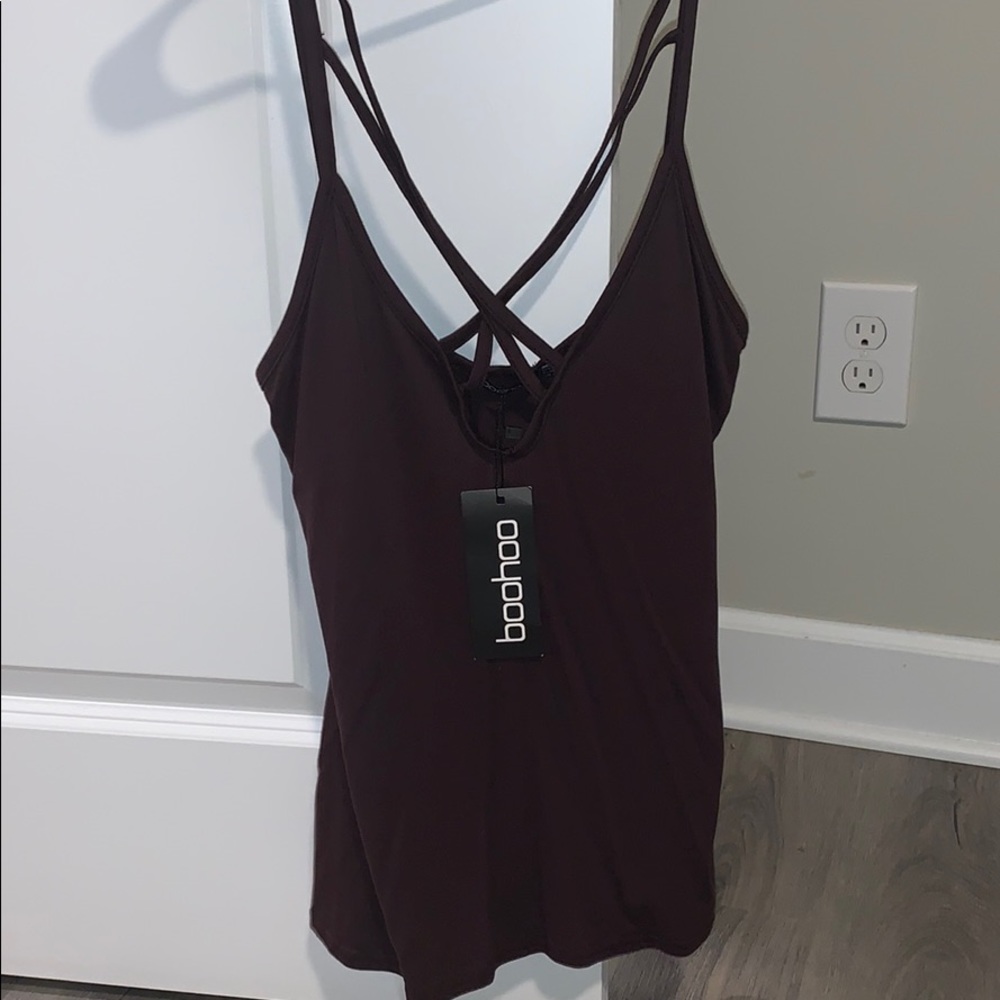 Dark purple tank